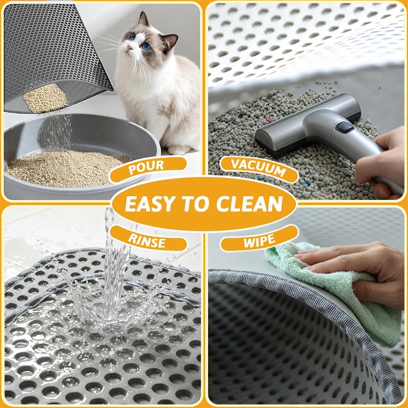 Cat Litter Mat Double-Layer Cl - Mattress Protector Waterproof recension och pris