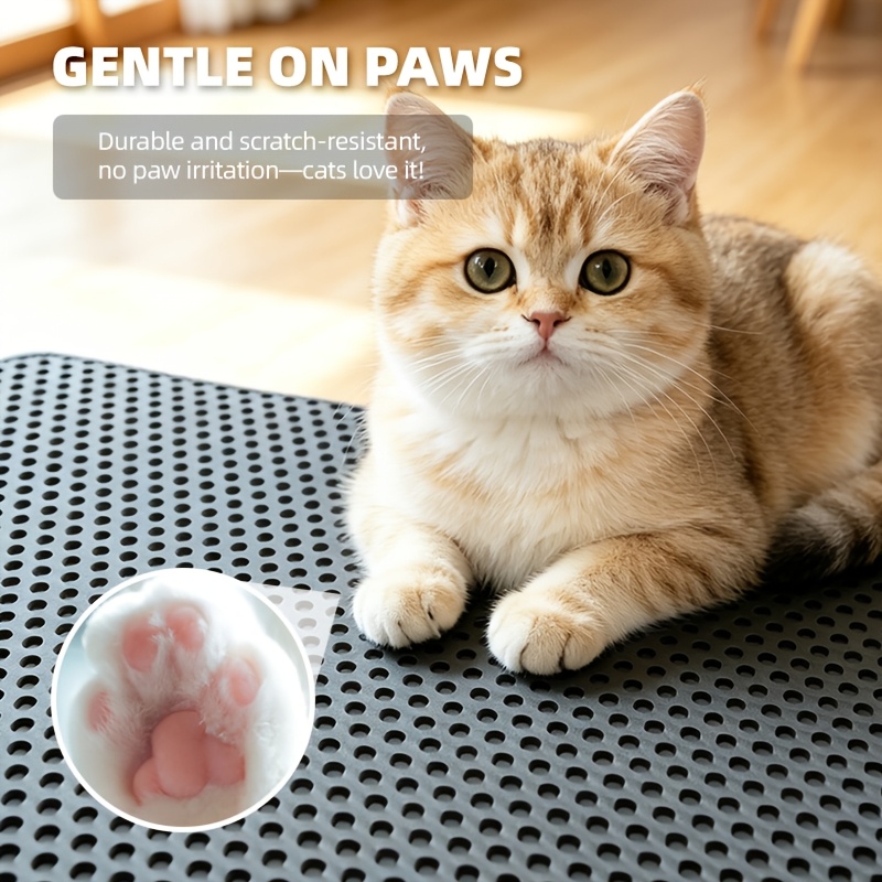 Cat Litter Mat Double-Layer Cl - Mattress Protector Waterproof recension och pris