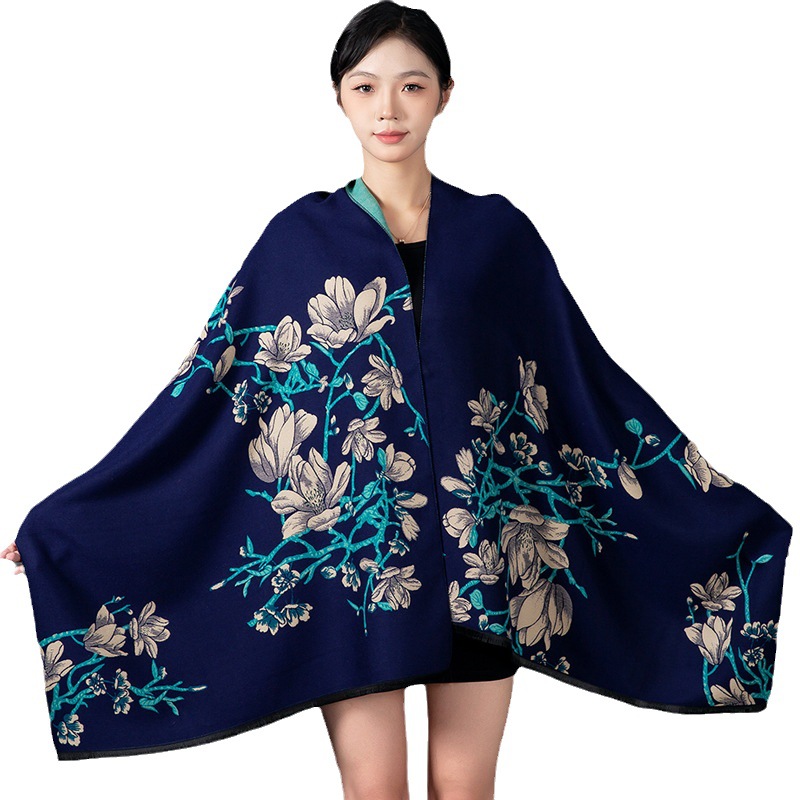 Women Winter Shawl Cashmere Sc - Home Textiles Blanket recension och pris