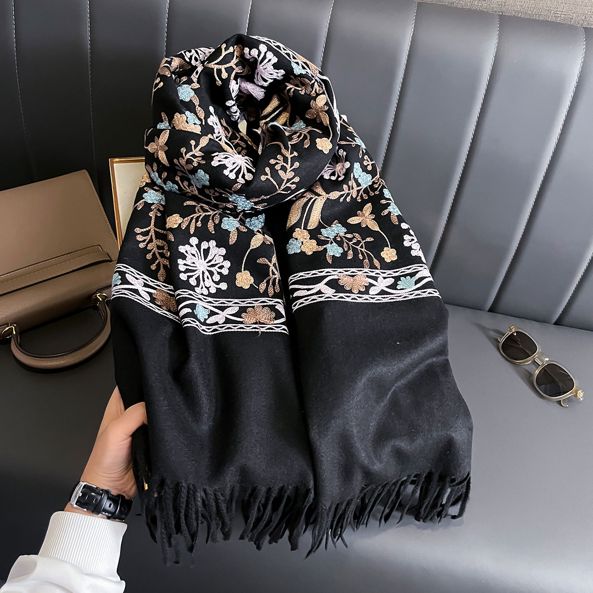 New Winter Warm Cashmere Scarf - Home Textiles Blanket recension och pris