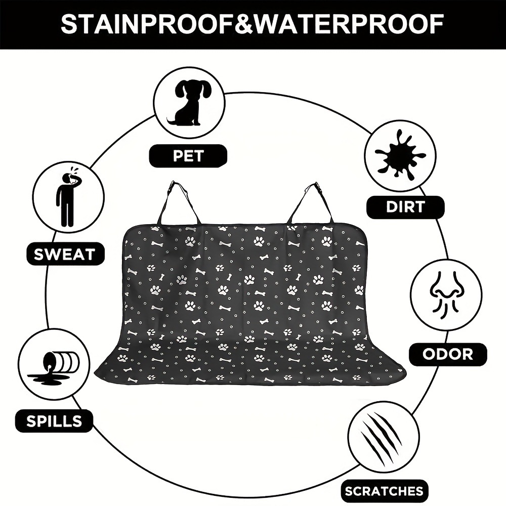 1pc Black Waterproof Pet Car S - Mattress Protector Waterproof recension och pris