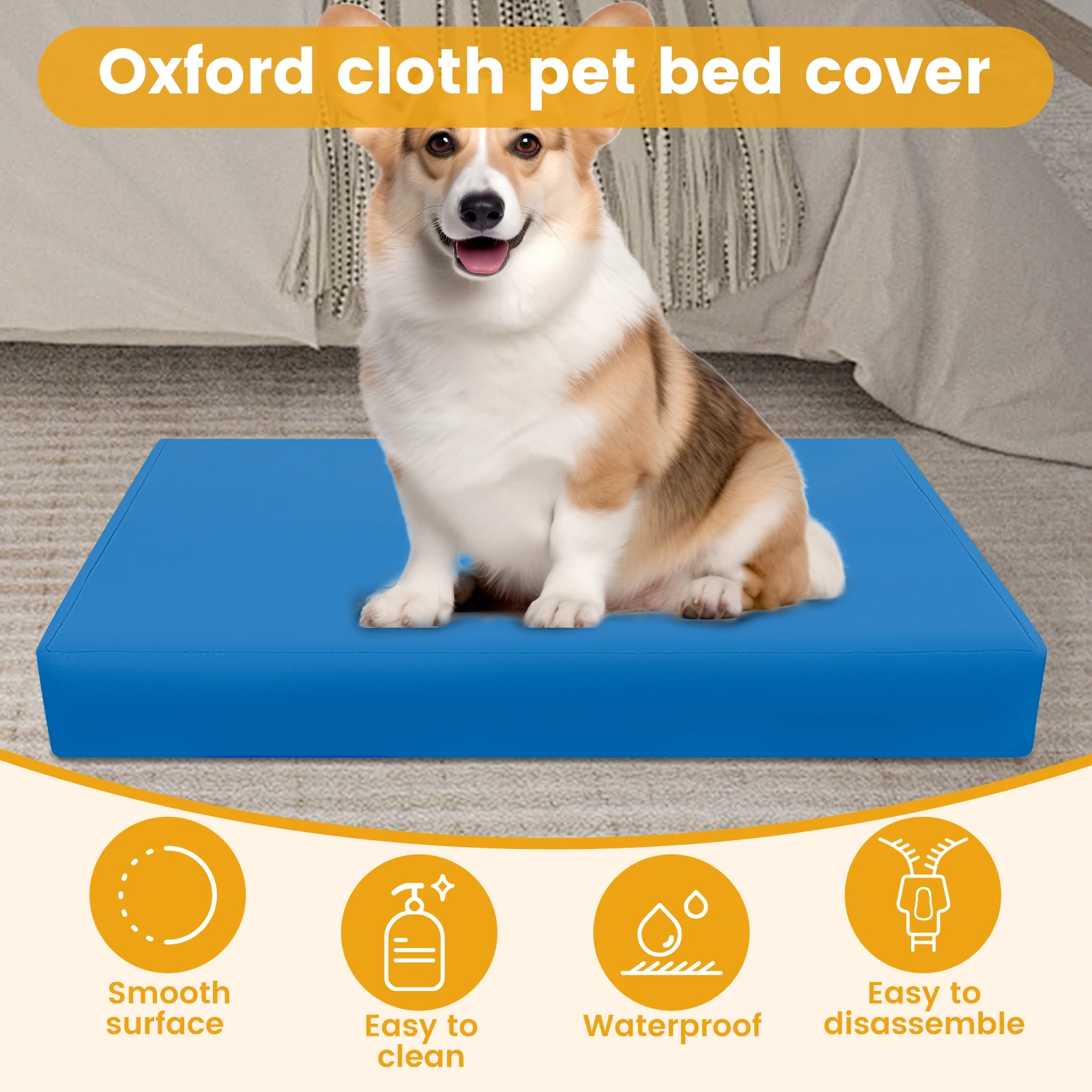 Dog Bed Cover Oxford Cloth Wat - Mattress Protector Waterproof recension och pris