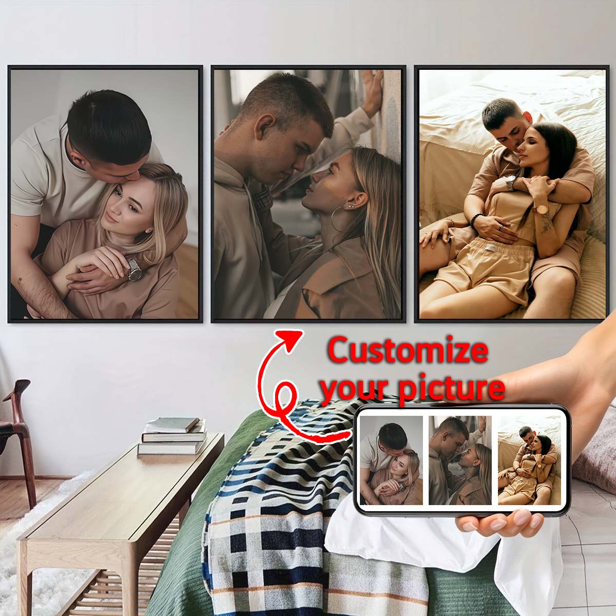 Triptych - 2D custom photo woo - Home Of Textiles recension och pris