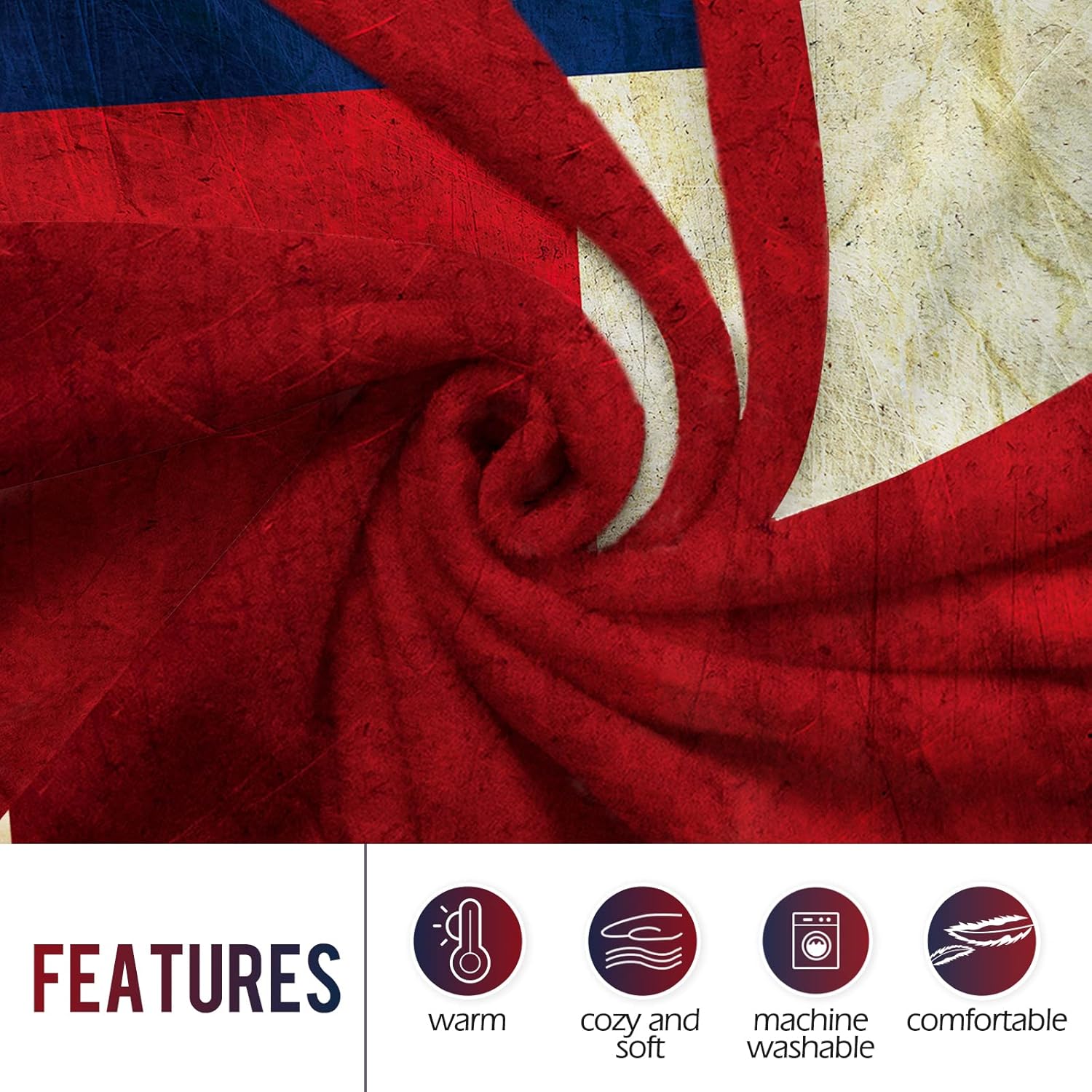 Levens Texas Flag Throw Blanke - Home Textiles Blanket recension och pris