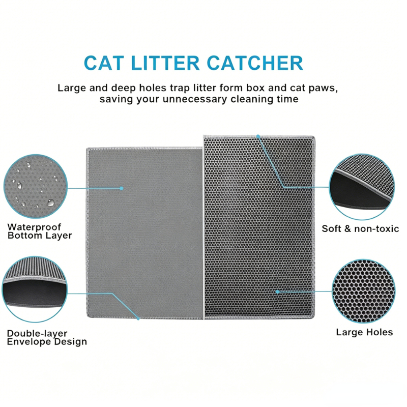 Pet Cat Litter Mat Waterproof  - Mattress Protector Waterproof recension och pris
