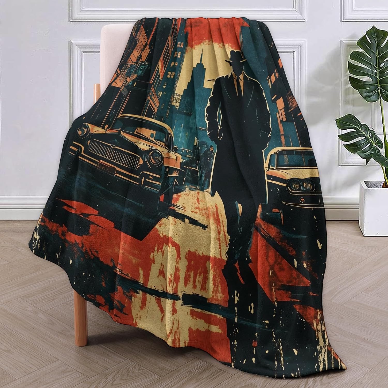 Noir Detective Blanket Gifts f - Home Textiles Blanket recension och pris