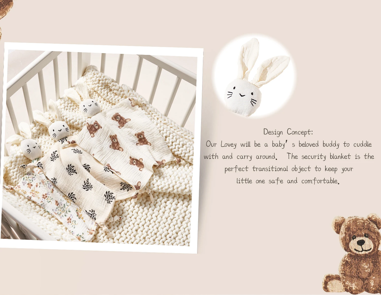 Baby Soothing Towel: Soft Rabb - Home Textiles Blanket recension och pris