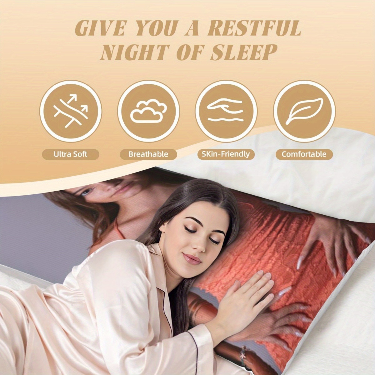 1 Custom Photo Body Pillowcase - Home Of Textiles recension och pris